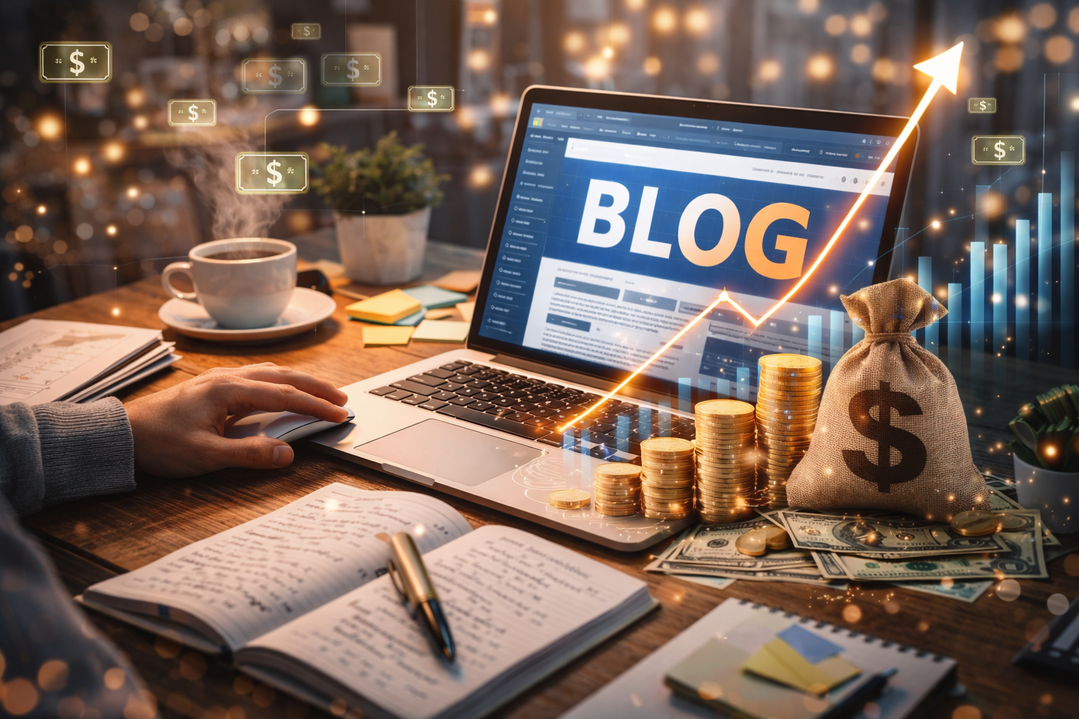 ブログ収益化の方法｜初心者が月1万→10万稼ぐ仕組みと手順